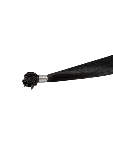 Flat Tip Extensions / Jet Black