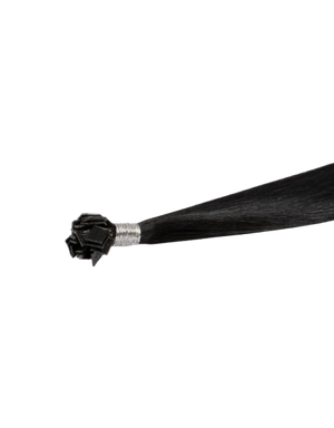 Flat Tip Extensions / Jet Black