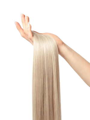 Tape Extensions / Iced Platinum